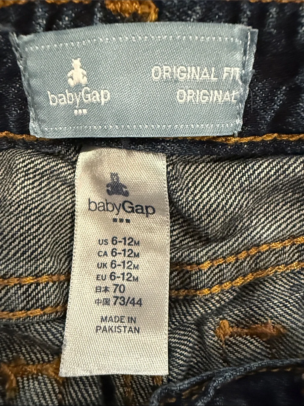 Baby Gap Denim Pants Size 6-12 Months